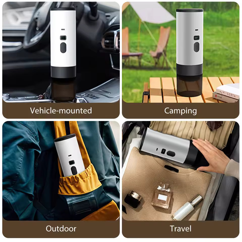 3-in-1 tragbare Kaffeemaschine mit Schnellheizfunktion
