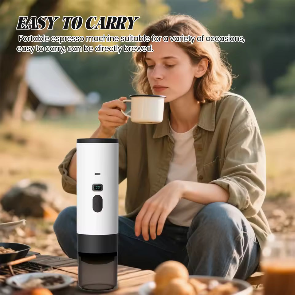 3-in-1 tragbare Kaffeemaschine mit Schnellheizfunktion
