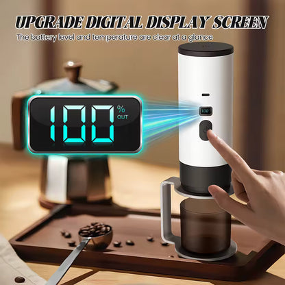 3-in-1 tragbare Kaffeemaschine mit Schnellheizfunktion